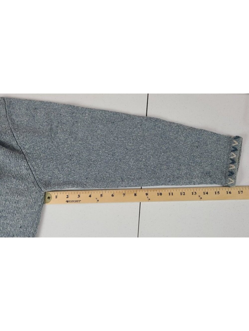 Woolrich Wool/Ramie Blend Cardigan Sweater Long Sleeve Cottagecore Women's XL - Picture 11 of 16